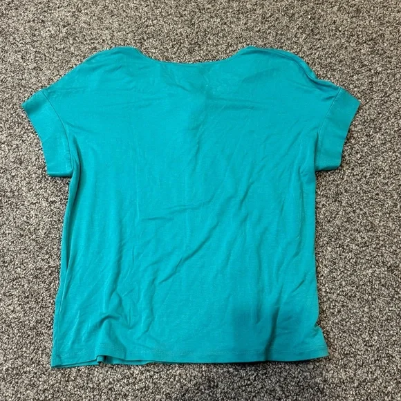 NWT Brooks Brothers Teal Tassel Short Sleeve Tee - Picture 8 of 8